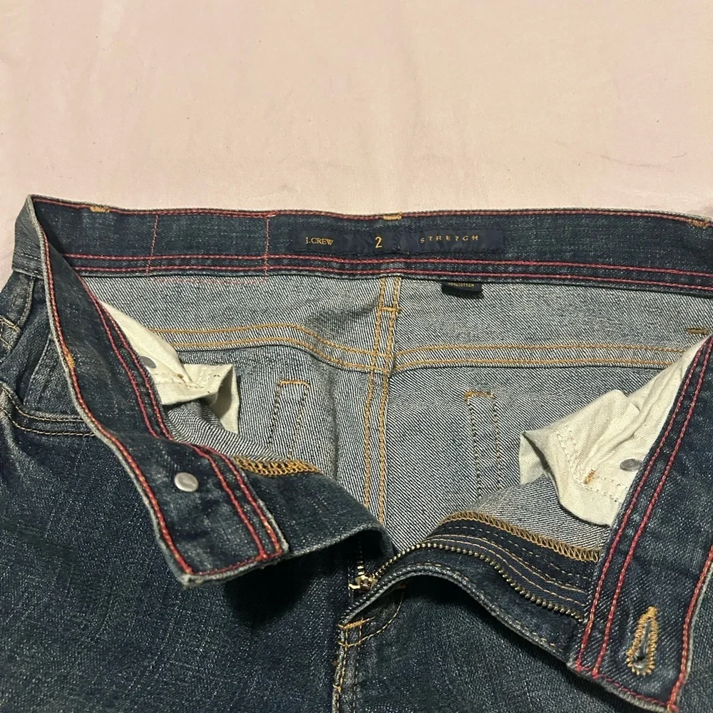 J. Crew Women's Dark Blue Straight Leg Jeans